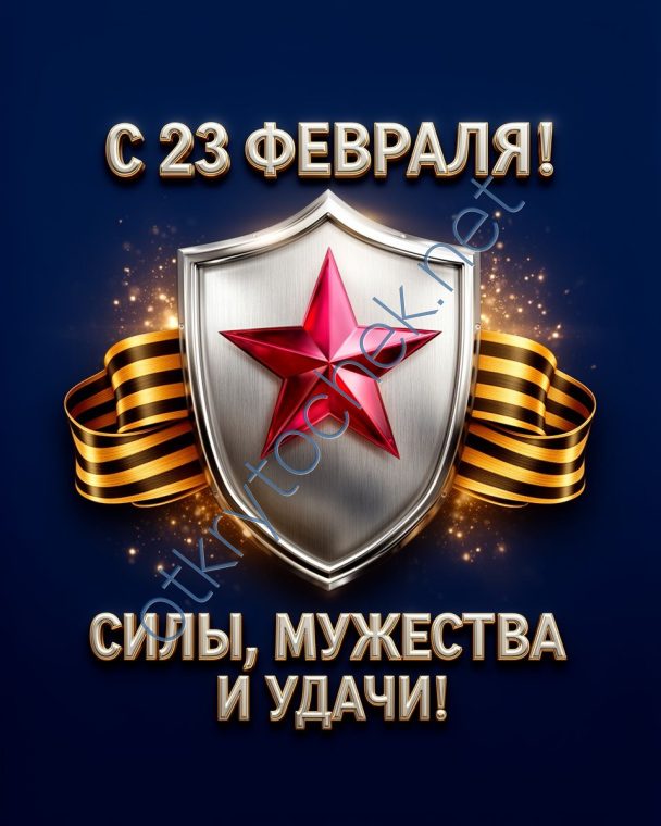 Красивая картинка с 23 февраля для сильных мужчин