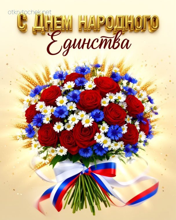 Яркая картинка с 4 ноября, днем народного единства