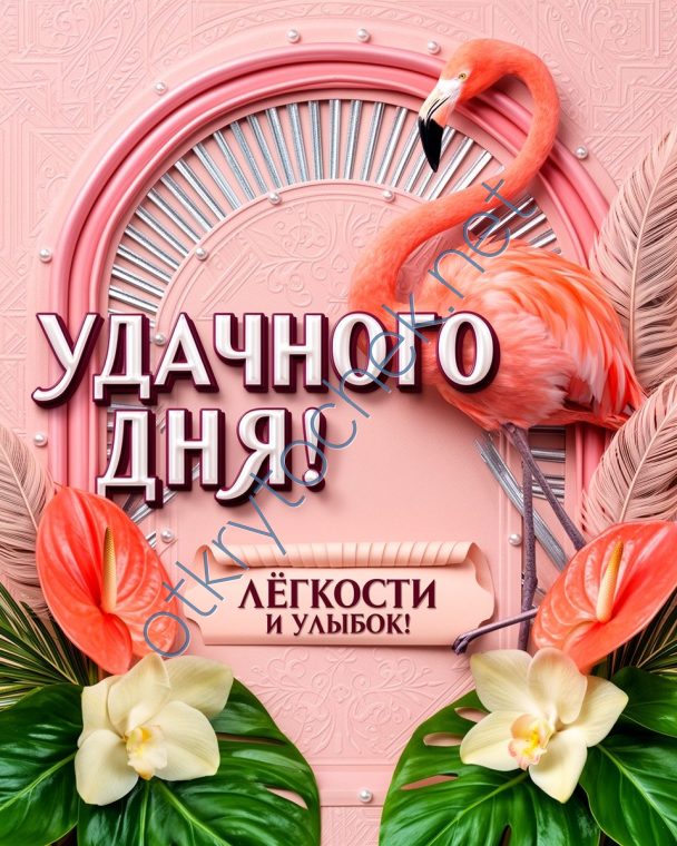 Картинка с пожеланием удачного дня, легкости и улыбок