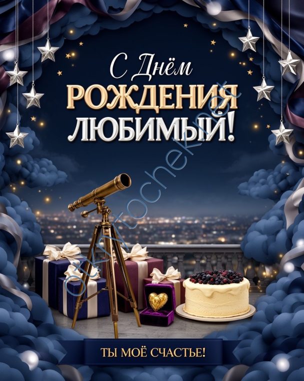 Картинка с Днем рождения для любимого