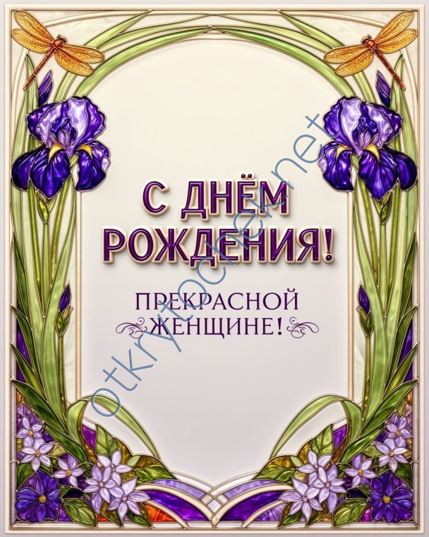 Поздравление с Днем рождения для прекрасной женщины