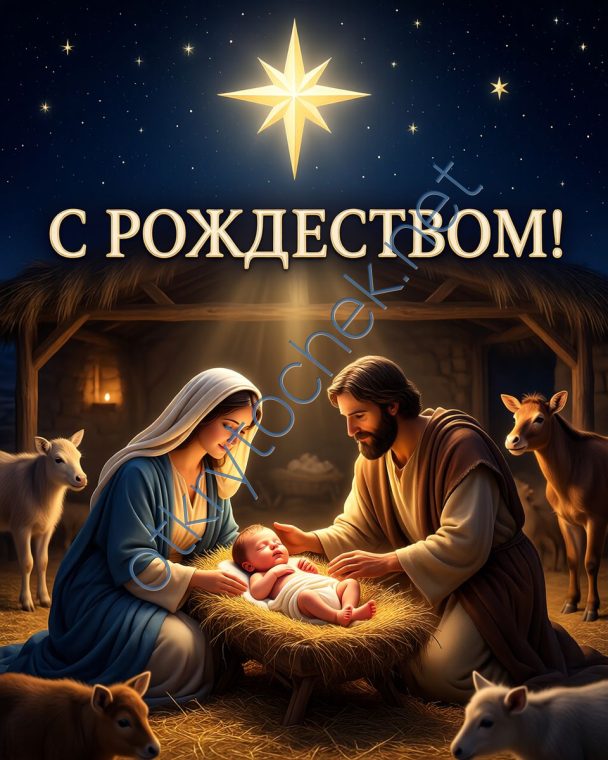 Доброе поздравление с Рождеством