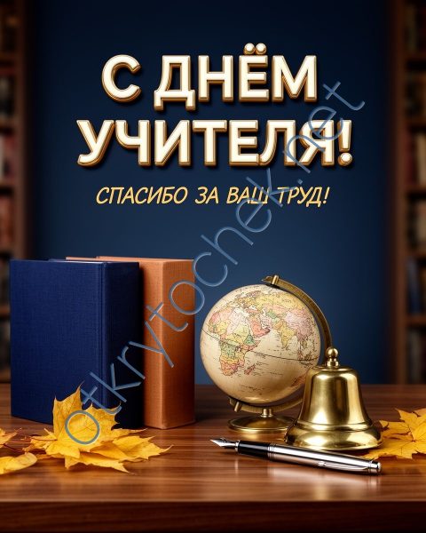 Картинка поздравления учителю на профессиональный праздник
