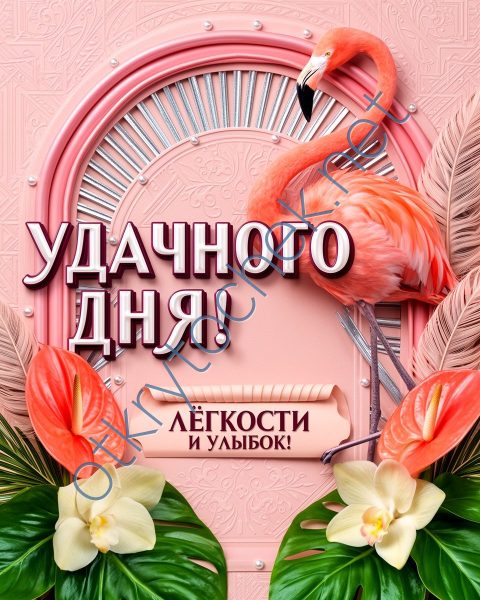 Картинка с пожеланием удачного дня, легкости и улыбок