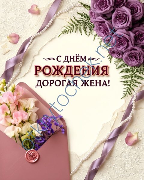 Поздравление на День рождения для дорогой жены