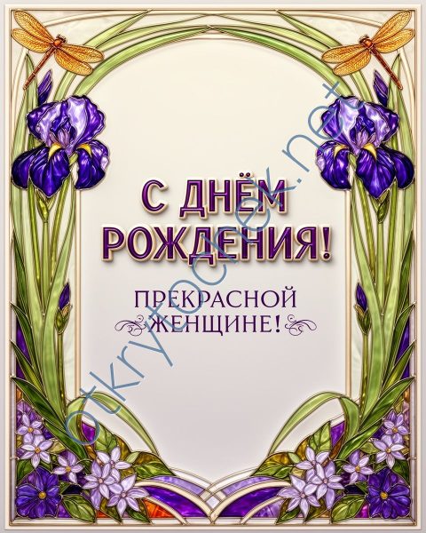 Поздравление с Днем рождения для прекрасной женщины