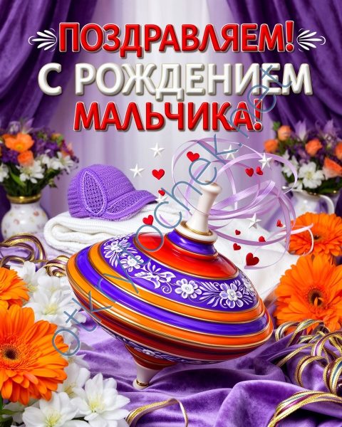 Картинка поздравление с рождением мальчика