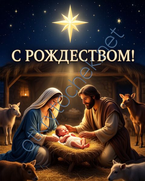 Доброе поздравление с Рождеством